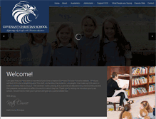 Tablet Screenshot of covenantschool.com